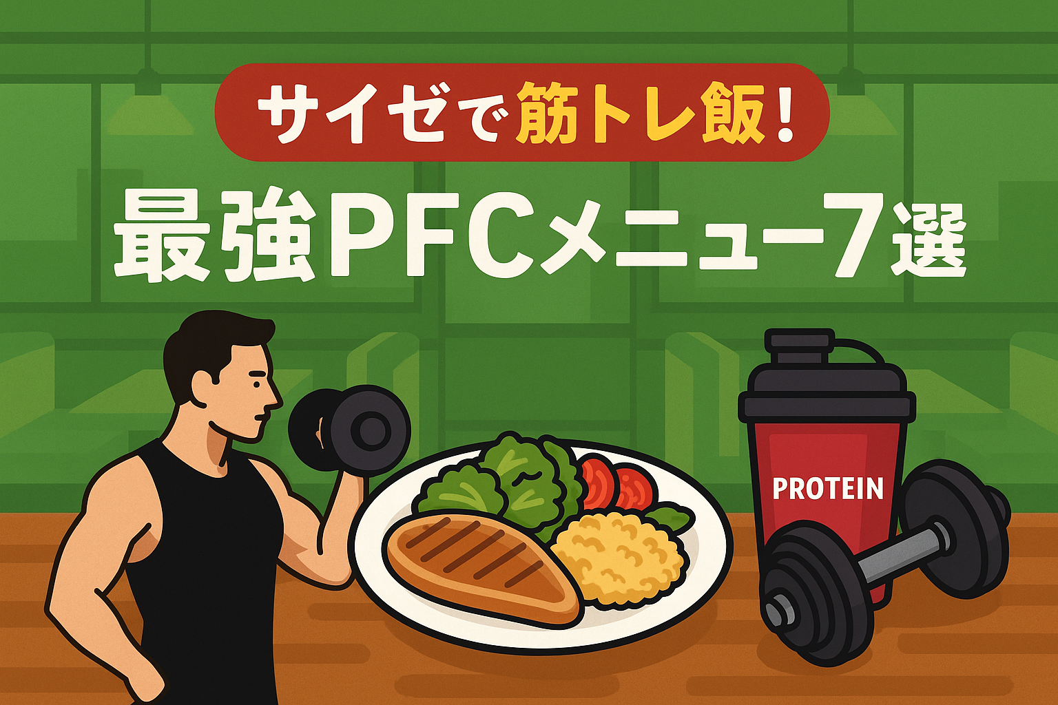 【サイゼで筋トレ飯】最強PFCメニュー7選